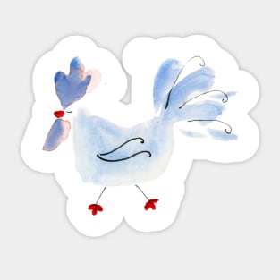 Chicken Yard 2 -Full Size Image Sticker